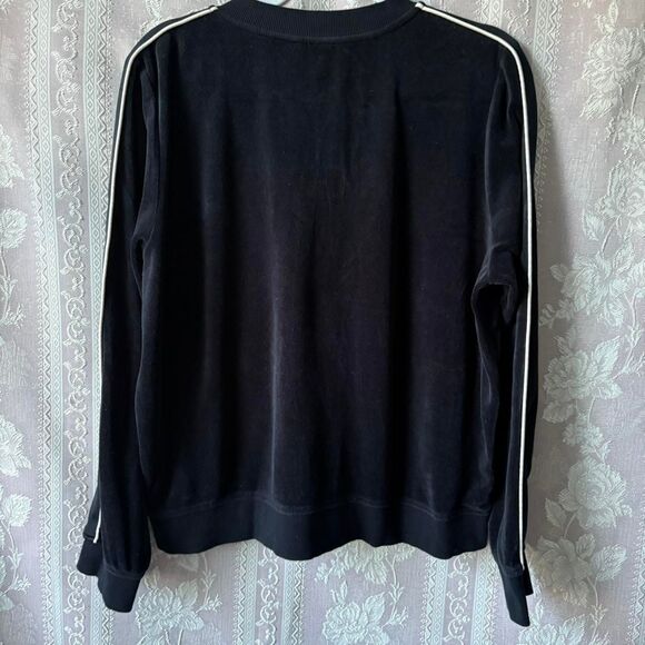 Ralph Lauren Women's Black and White Velour Jacket - Picture 3 of 8